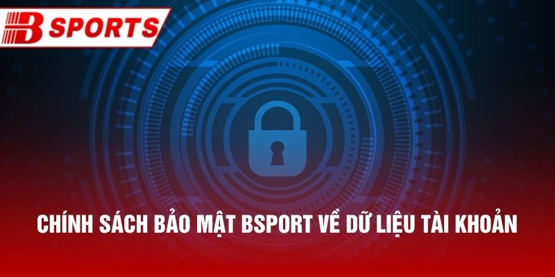 Chính sách bảo mật Bsport về dữ liệu tài khoản